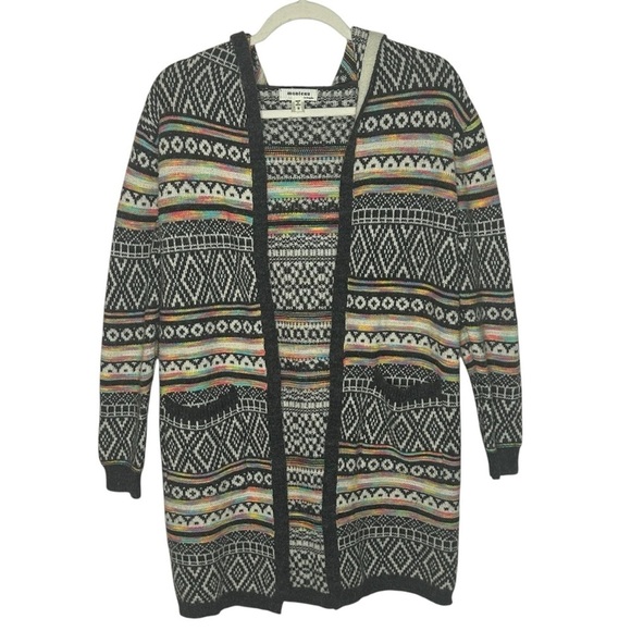 Monteau Multicolor Patterned Sweater - Picture 3 of 12